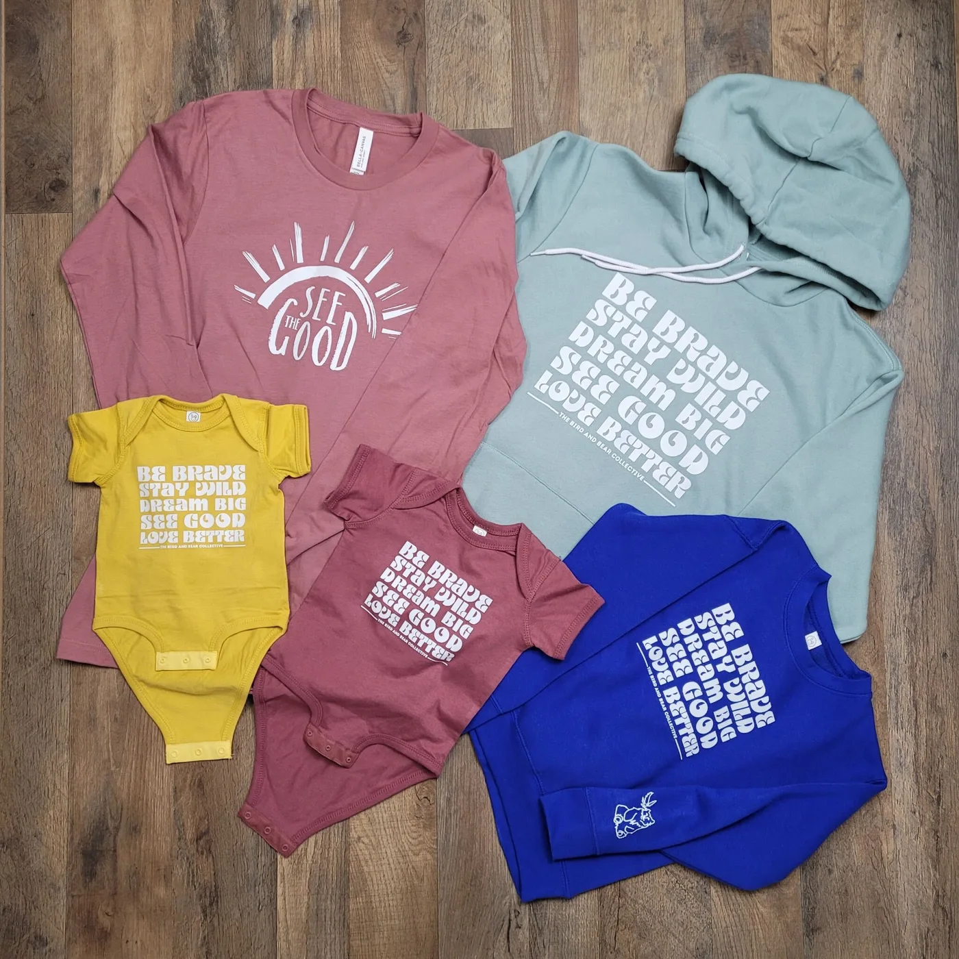 Custom Apparel for Bird and Bear Collective