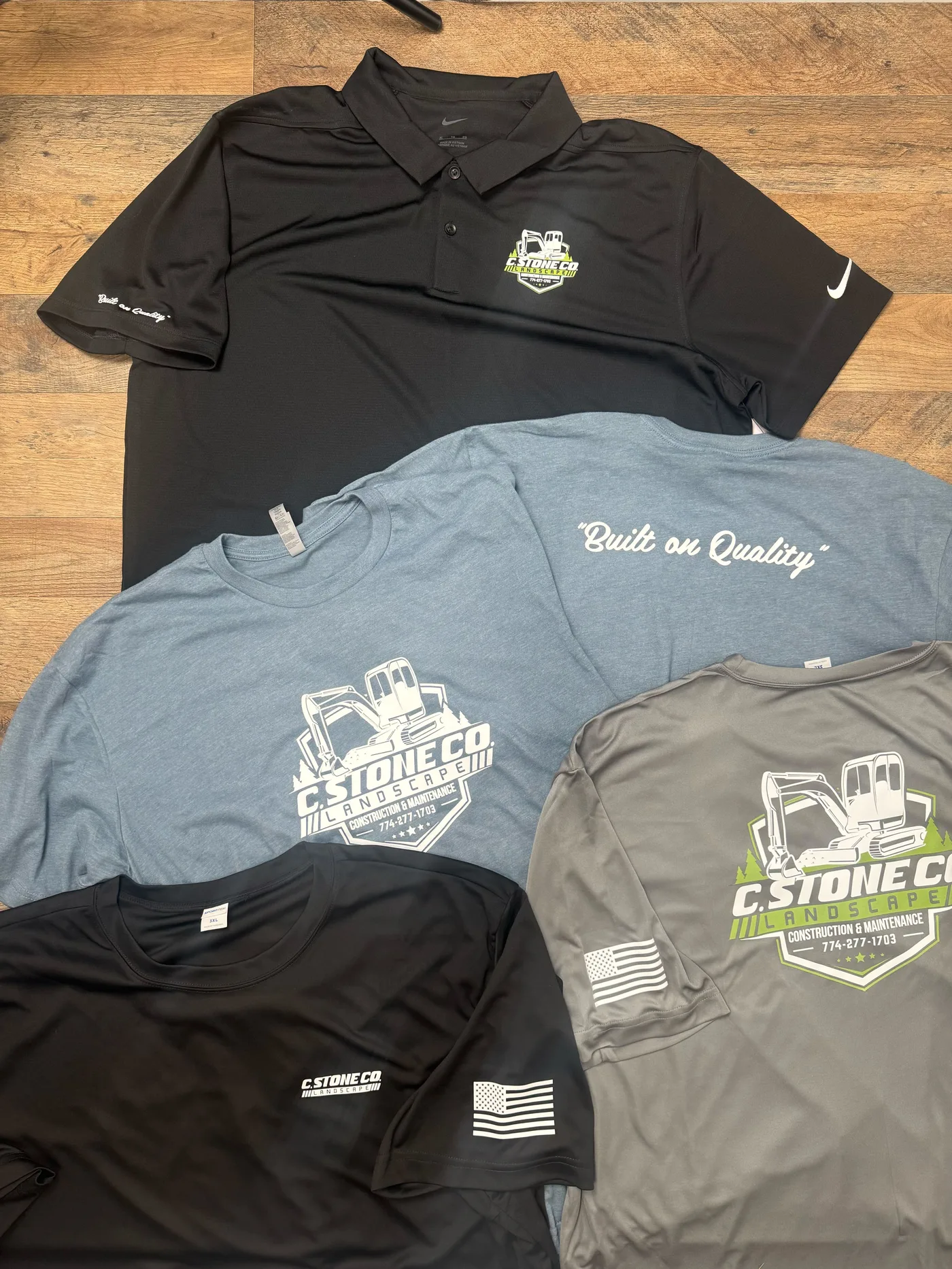 Custom Crew Shirts and Polos for C. Stone Co.