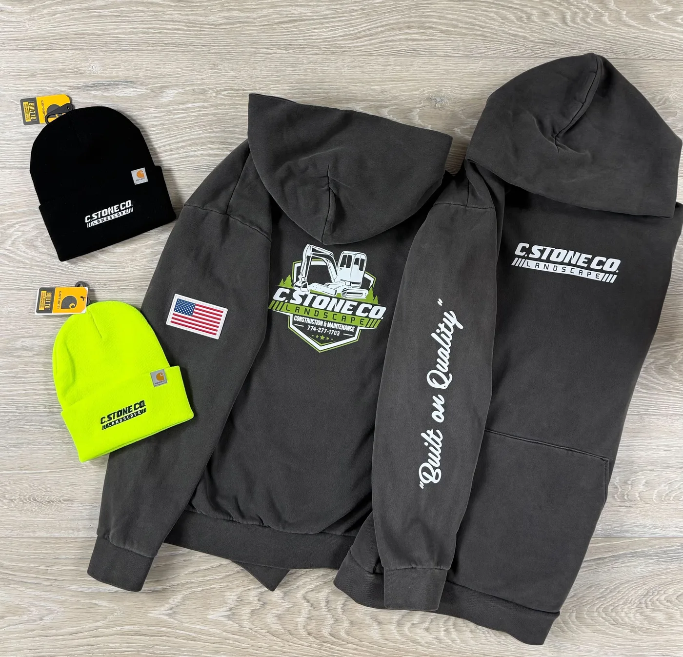 Hoodies and Beanies for C. Stone Co.