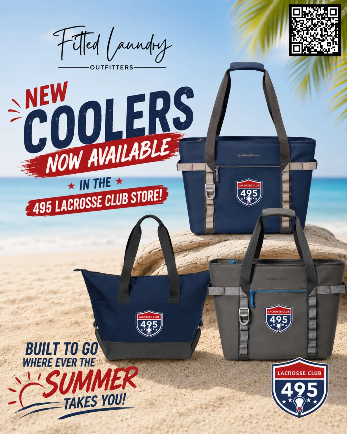 495 Lacrosse Club Custom Coolers Now Available at FLO