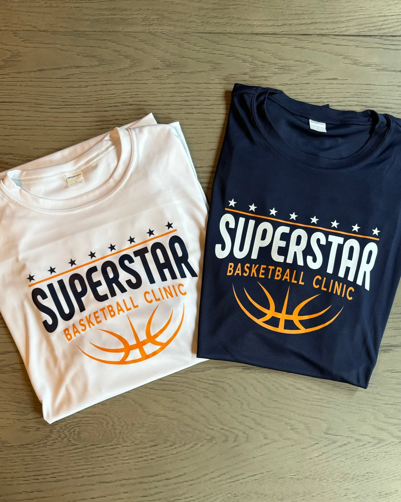 Custom Coaching Shirts for Superstar Basketball School