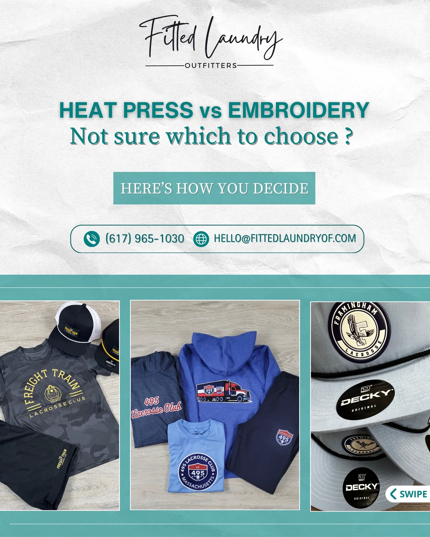Embroidery vs Heat Press: Choosing Custom Apparel Decoration