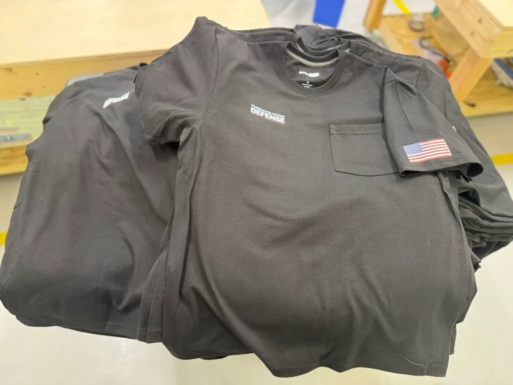 Branded workwear made for Fairbanks Morse Defense team members