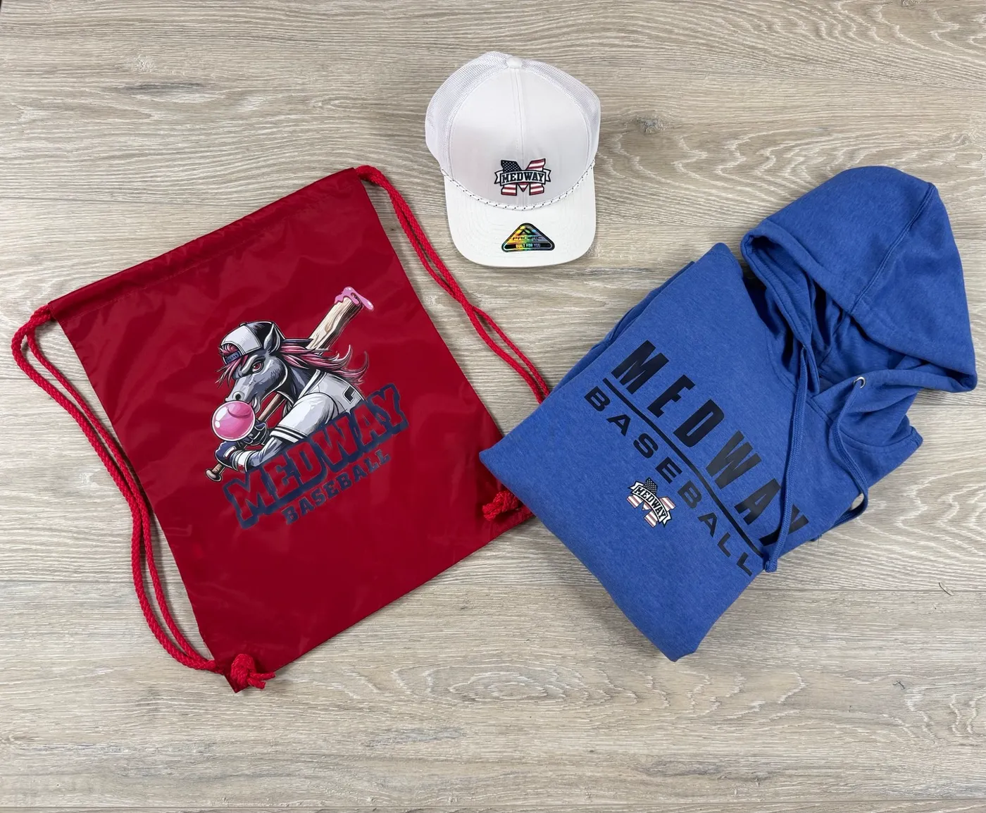 Junior Mustangs Custom Team Shirts for Cooperstown Trip