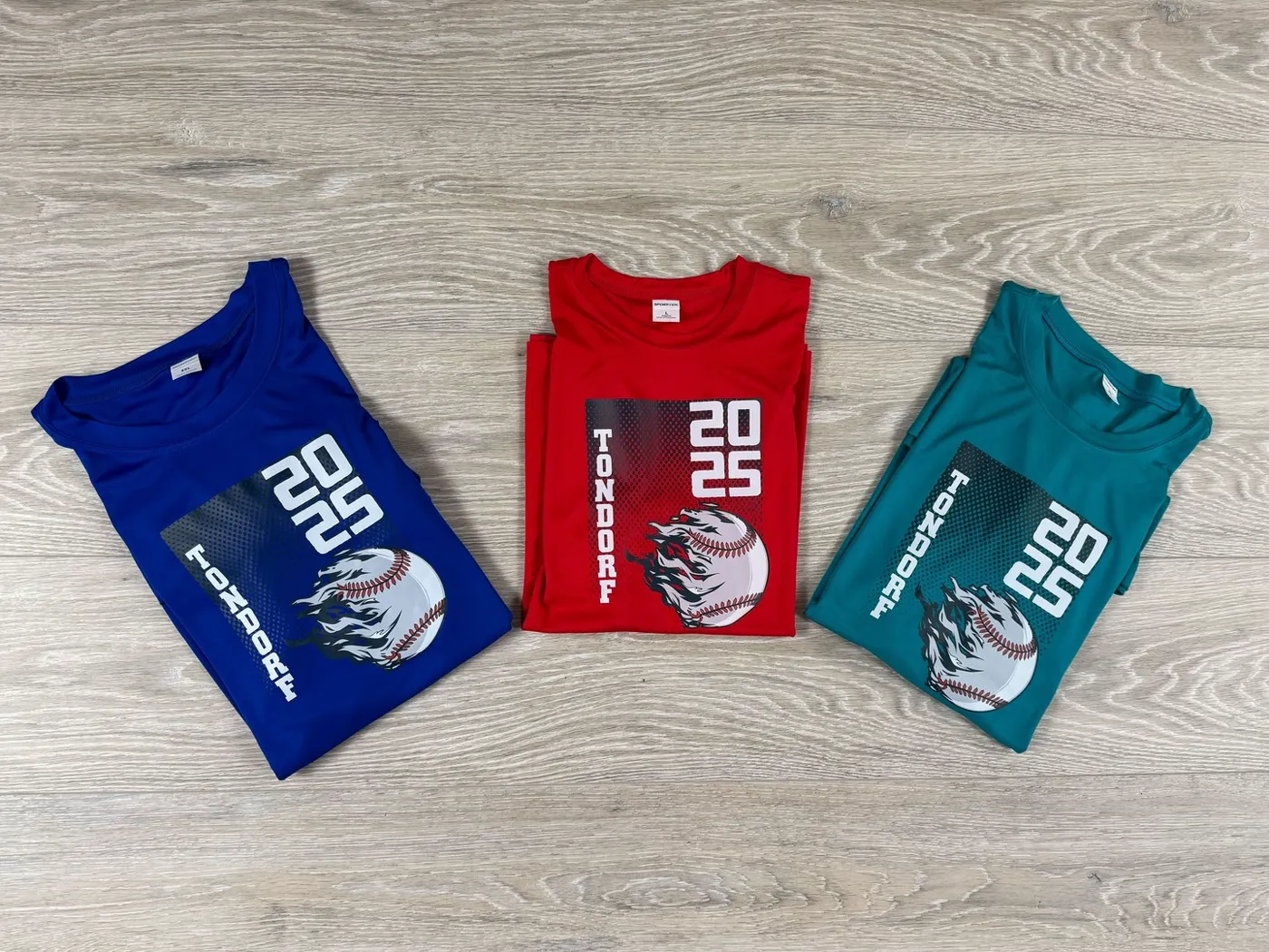 Tondorf Season Custom Shirts for Medway Youth Baseball